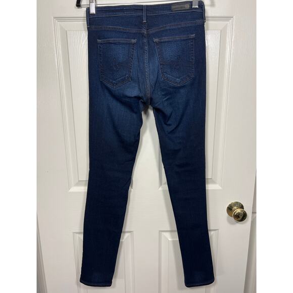 AG Adriano Goldschmied Prima Mid Rise Cigarette Leg Jean Dark Blue Women's 27 - Picture 3 of 6